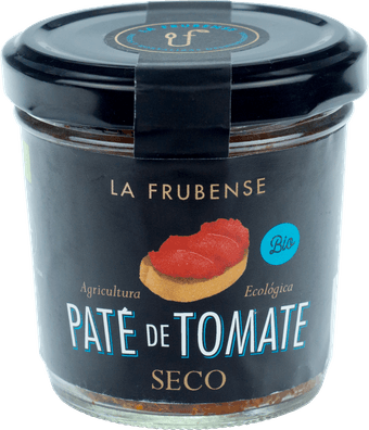 Jar of tomato pâté by La Frubense