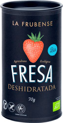 Bocal de fraise déshydratée La Frubense